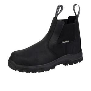 DieHard Men's 9 Black Leather Polara Chelsea Work Boots Pull On Comp Toe BR2-11